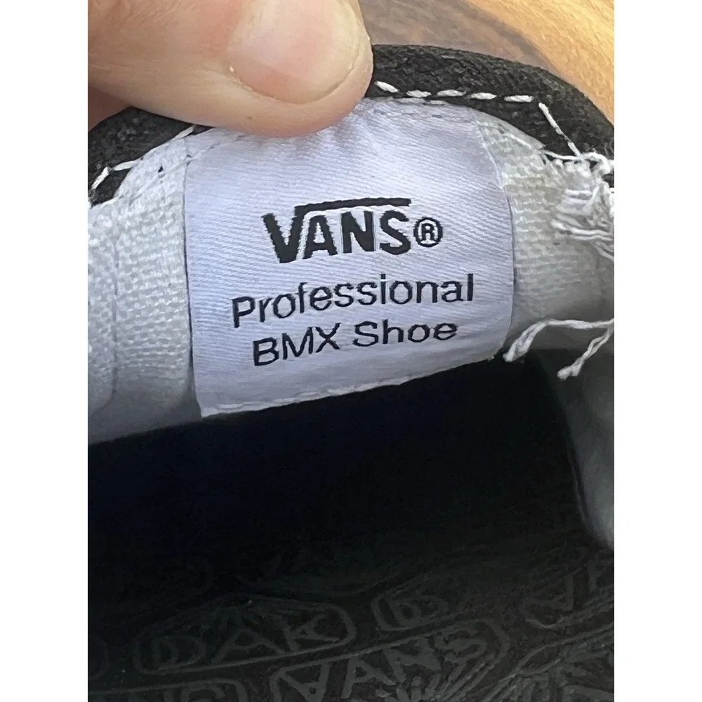 Vans Dakota Roche BMX Slip-On Black White WaffleCup Shoes Mens 5 Womens 6.5